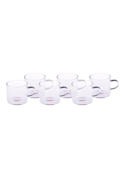 Bambum Sette - 6 Li Espresso Fincani 100 Ml Şeffaf