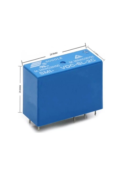 Songle Smı-05vdc-sl-2c 5a 5v 8 Pin Çift Kontak Hl3