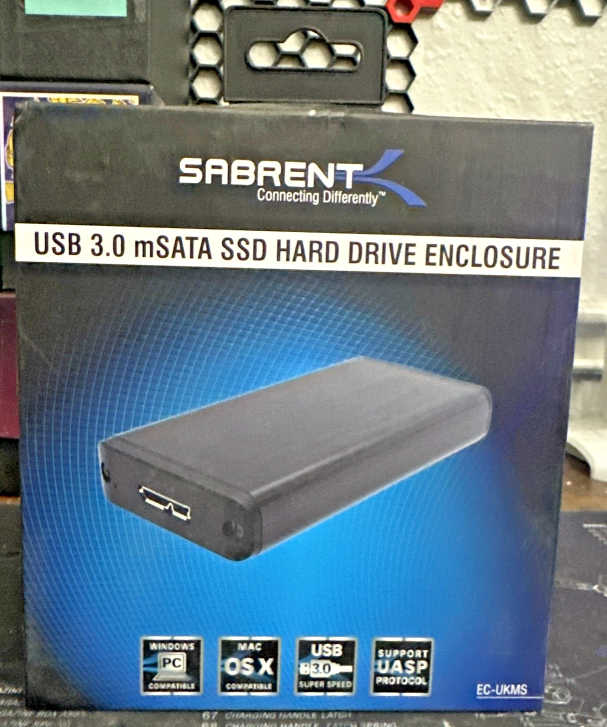 Sabrent Msata Usb 3.0 Ssd Hard Disk Kutusu