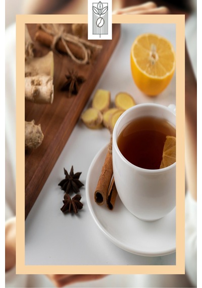 Premium Ginger Black Tea 50g, Zencefil Aromalı Siyah Çay