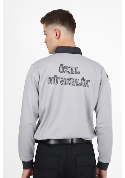 Yeni Tip Kamu Personel Özel Güvenlik Kışlık Erkek Sweatshirt İçi Şardonlu Gri