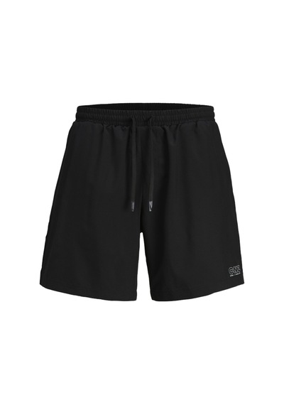 Jack & Jones Jcocnz Dokuma Şort 12269909 Siyah