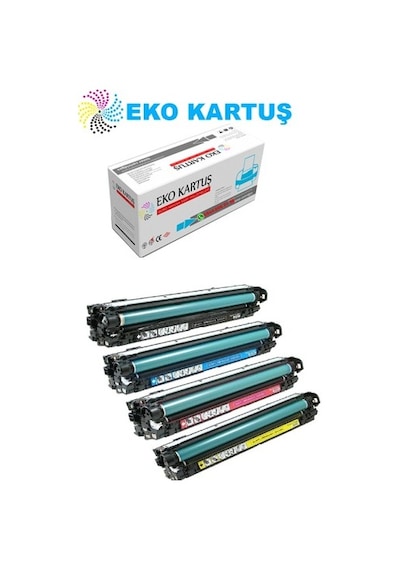 Eko Kartuş Hp CD646A (CE400A-CE401-CE402-CE403) Set Uyumlu Toner