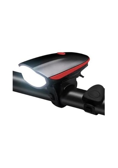 Bike Sky Xml-t6 Led 1200 Mah Su Geçirmez Far Kornalı Bisiklet Feneri Çok Renkli