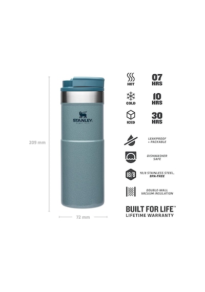 0.47l Classic Neverleak Travel Mug - Buz Mavisi 6939236382908 Mavi