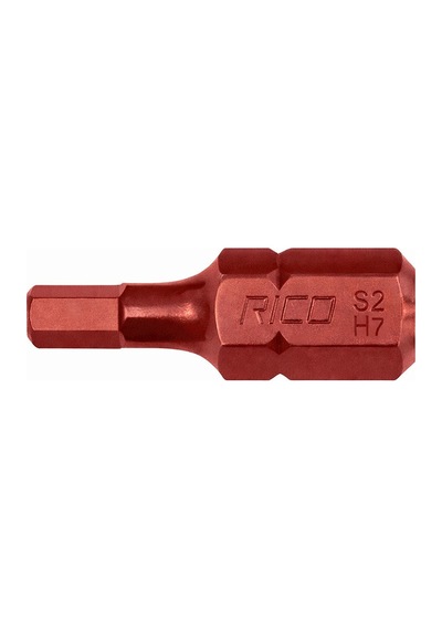 Rıco H7 Allen Bits Uç Mıknatıslı Kırmızı 30 X 10 Mm