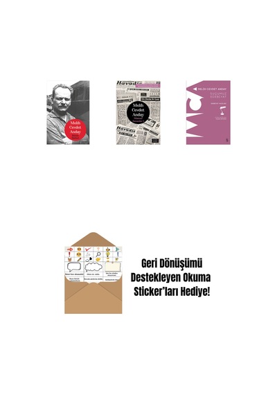 Melih Cevdet Anday - Bütün Şiirleri + Müstear Zamanlar - 1 + Suçumuz Edebiyat + Okuma Sticker'ları
