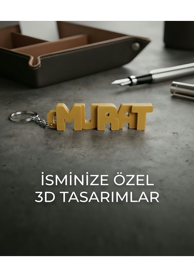 Kişiye Özel İsim Anahtarlık Çok Renk