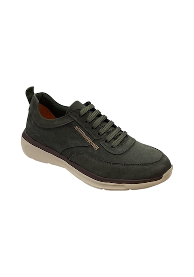 Freefoot 252012-1 Erkek Casual Deri Nubuk Ayakkabı Kış 24 Haki