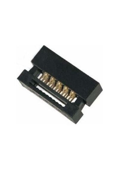 Connector IDC 10PIN(2X5) 2.54MM For Cable 0.635(20 Adet)