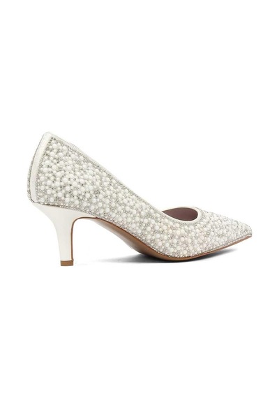 Kadın Sedef Taşlı İnce Topuklu Stiletto