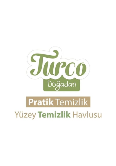 Turco Doğadan Pratik Temizlik Turco Doğadan Pratik Yüzey Temizlik Havlusu Lavanta 8x100 800 Yaprak Beyaz