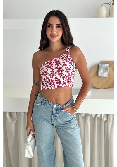 Asprin Fashion Tek Omuz Atlet Fuşya FUŞYA