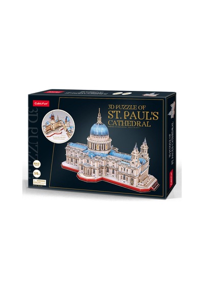Cubic Fun Aziz Paul Katedrali 3d Puzzle Büyük Boy Ve İç Görünüml