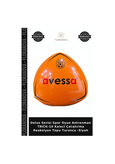 Delux Serisi Spor Oyun Antrenman Trıck-10 Kaleci Çalıştırma Reaksiyon Topu Turuncu -siyah Çok Renkli