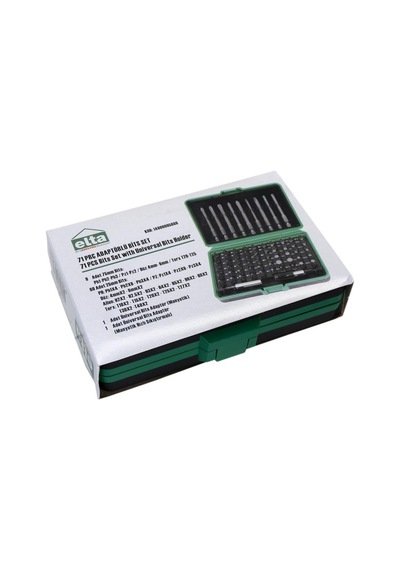Elta 14000005080 Adaptörlü Bits Uç Vidalama Seti 71 Parça