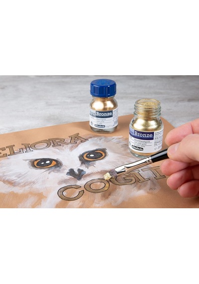 Aqua Bronze Sulu Boya Yaldız Pigment 20 Ml 814 Copper