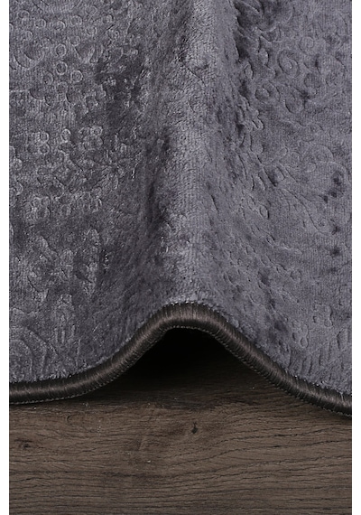 Nova Antrasit 60x100 + 50x60 Cm 2'li Köşeli Ponpon Saçaklı Banyo Çok Renkli