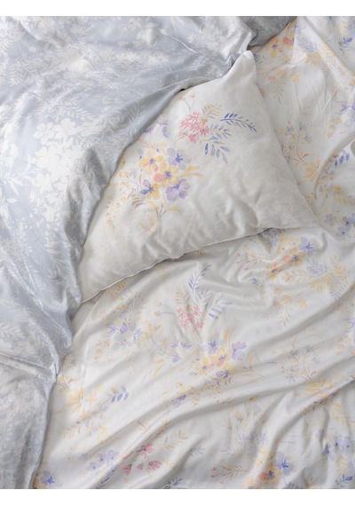 Cotton Box Saten Çift Kişilik Nevresim Takımı Lilou Lila Lila