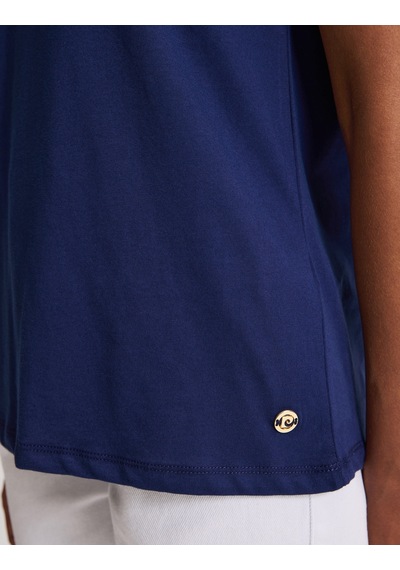 Pierre Cardin Kadın Lacivert Tişört Basic 50326875-vr033