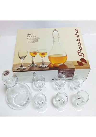 7 Parça Likör Seti 95485, Şerbet Takımı, Zemzem Takımı