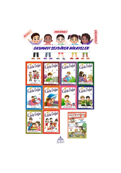 2 .sınıf Öğrencileri İçin Zevkle Okuyacağı 10 Lu Hikaye Seti - 2 Kitap Okuma Not Defteri Hediyeli