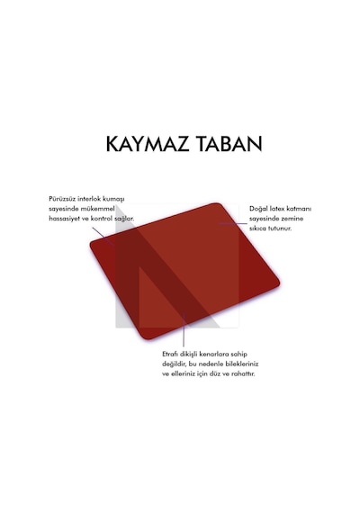 MP05 - 70x30 Large Kırmızı Gaming Mousepad Ev, Ofis, Oyun