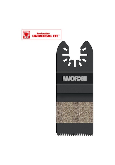 WORX WA4960 Çok Amaçlı Raspalama Makinası İçin 35x40mm Ahşap, PVC Universal Kesme ve Zımparalama Bıçağı