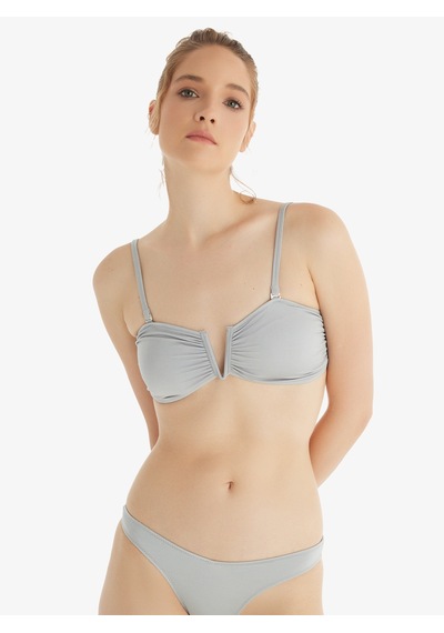 Kadın Bikini Üstü 10715 - Gri Gri