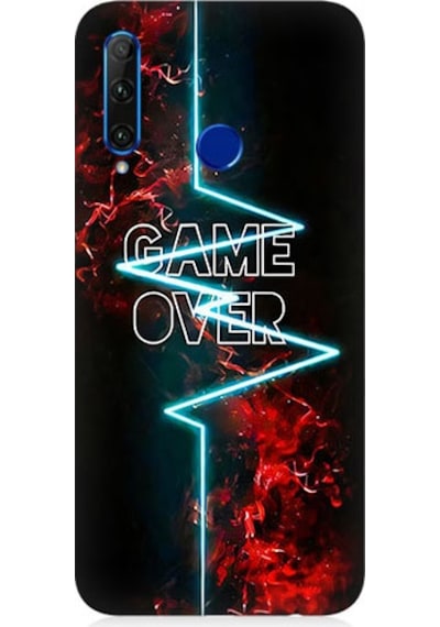 Huawei Honor 20 Lite Uyumlu Oyun Bitti Desenli Silikon Kılıf