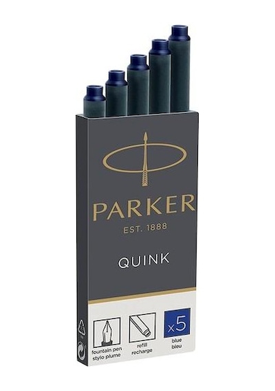 Parker Dolmakalem Kartuşu Quınk Mavi 5 Li 1950384