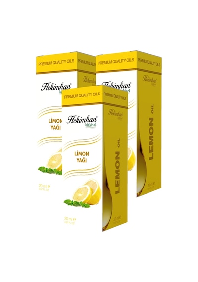 Hekimhan Bitkisel Limon Yağı 3 x 20 ML