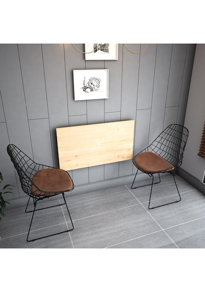 Asra Trend DMM-02 %100 MDF 90x50 cm Duvara Monte Katlanır Masa Safir Meşe Çalışma ve Yemek Masası Asra Trend DMM-02 %100 MDF 90x50 cm Duvara Monte Katlanır Masa Safir Meşe Çalışma ve Yemek Masası