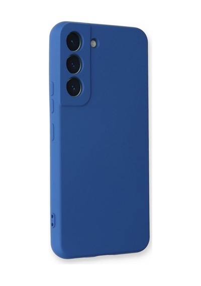 Samsung Galaxy Uyumlu Galaxy S23 Kılıf Nano İçi Kadife Silikon - Mavi 1