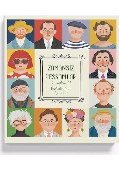 Melimelek Zamansız Ressamlar Ajandası 16,5x19,5 Çok Renkli