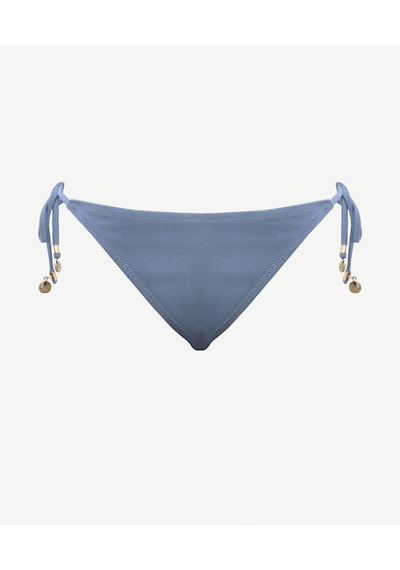 Yargıcı Boncuk Detaylı Bikini Altı 25ykbw1018b 021 Mavi
