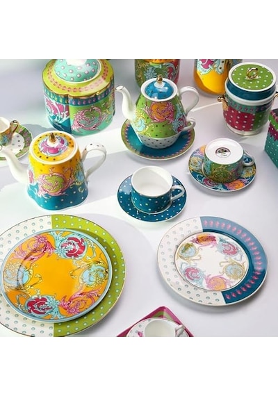 Estelle Bone Kulplu Kavanoz 16 Cm Açık Kahverengi