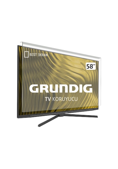 Bestekran Grundig Uyumlu 58" inç 147 Ekran TV Ekran Koruyucu Paneli