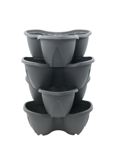 Serinova Pamukkale Saksı 4'lü Set 12,5 Lt No 3 01526676