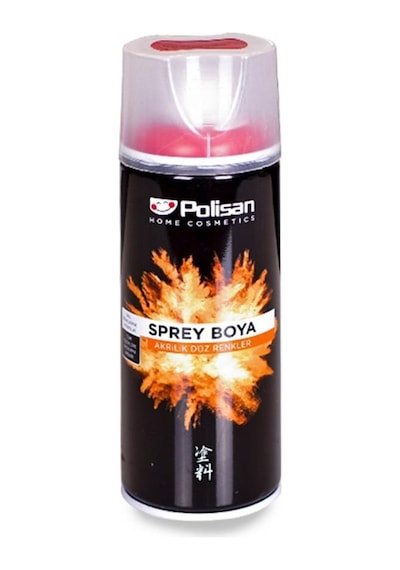 Polisan Akrilik Sprey Boya 400 ML Gümüş