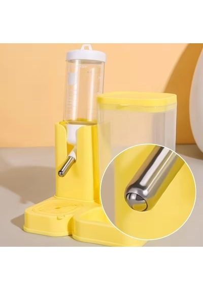 Buğz Hamster Mama Ve Su Kabı - 2'si 1 Arada - 80 Ml Su Haznesi