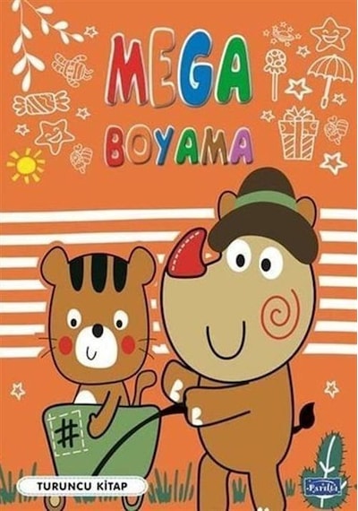 Mega Boyama-turuncu Kitap