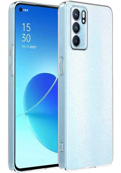 Oppo Reno 6 4G Kılıf Şeffaf Ince Ve Esnek Süper Silikon Kılıf Renksiz