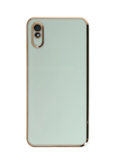 Xiaomi Redmi 9a Kılıf Volet Silikon - Açık Yeşil -