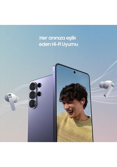 Galaxy Buds4 Pro Bluetooth Kulaklık, Altın, Metal Gövde, 2 Yollu Hoparlör & Çift Amplifikatör, Geliştirilmiş Anc, Adaptif Gürültü Kontrolü
