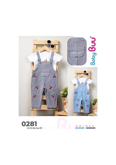 Baby Buu Kısa Kollu Tşört Lü Kız Salopet Alt Üst Takımlar 162 163 101 Gri Kirazlı Gri Kirazlı Baby Buu Kısa Kollu Tşört Lü Kız Salopet Alt Üst Takımlar 162 163 101 Gri Kirazlı Gri Kirazlı