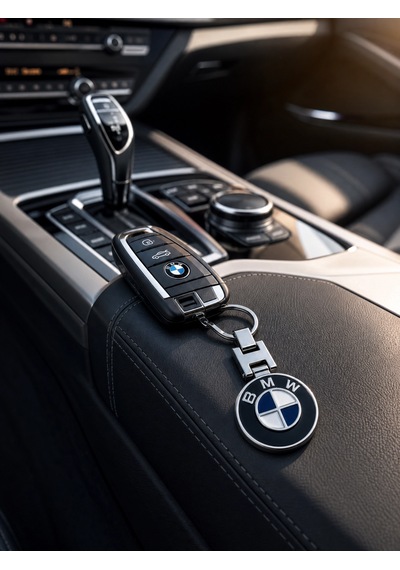 Metal Krom Çift Logolu Anahtarlık Bmw İle Uyumlu Metal Anahtarlık 3.20 5.20 1.16d İ7 Aksesuar