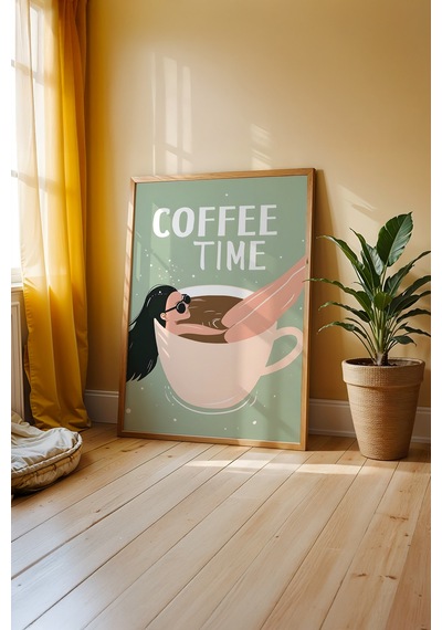 Minimal Mutfak Ruhunu Yansıtan Ahşap Çerçeveli Poster 44