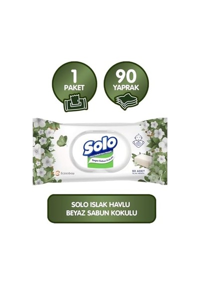 Beyaz Sabun Kokulu Mendil 1x90