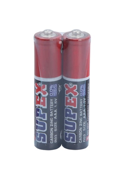 Supex R03/aaa Çinko Karbon İnce Kalem Pil 60'lı Kutu